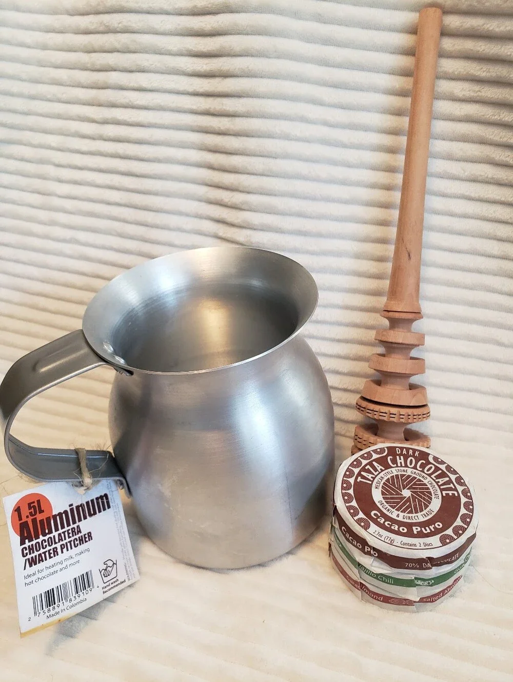 Aluminum Chocolate Authentic Mexican Hot Cocoa Gift Set,